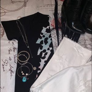 Lightning Bolt Black Top